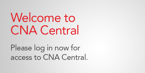 CNA Central Backup Login Page